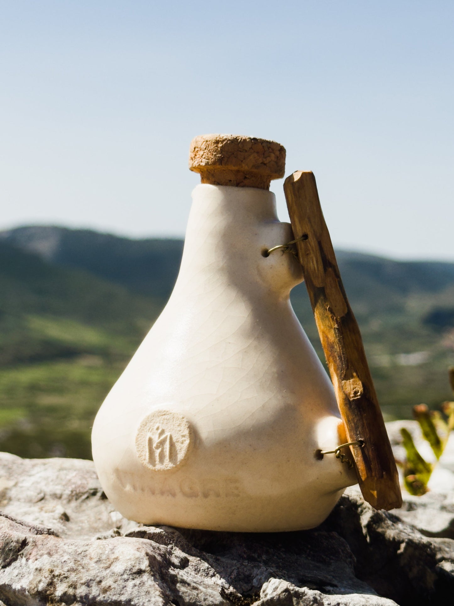Galheteiro de Azeite & Vinagre de Cerâmica Artesanal